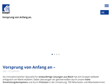 Tablet Screenshot of graepel.de